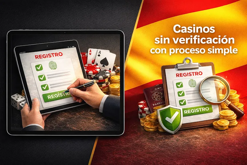 Casinos sin verificación con proceso simple
